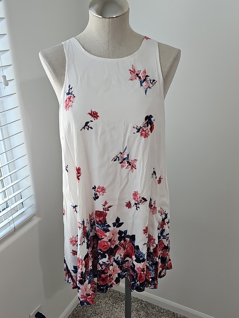 White Floral Dress